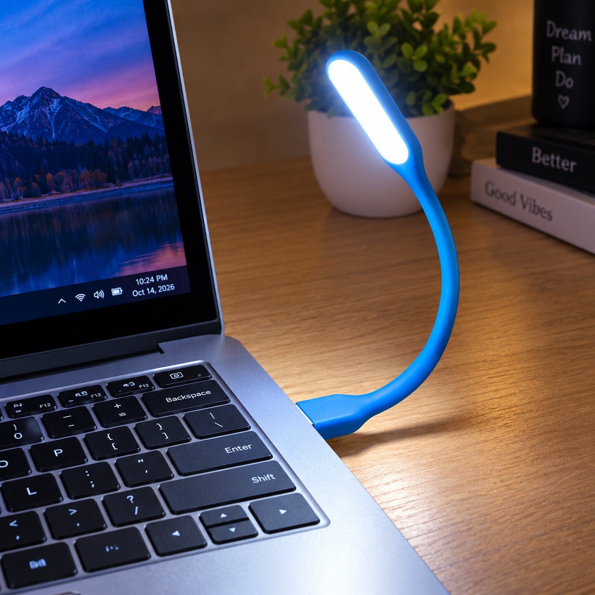 1Pcs Flexible Mini USB LED Light Lamp for Laptop
