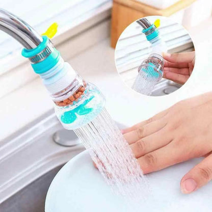 360° Rotating Faucet Extender Splash Filter For Kitchen Sink