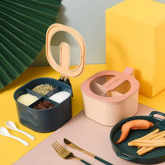 4 Compartment Spice Box  Kitchen Accessories | Gobazar